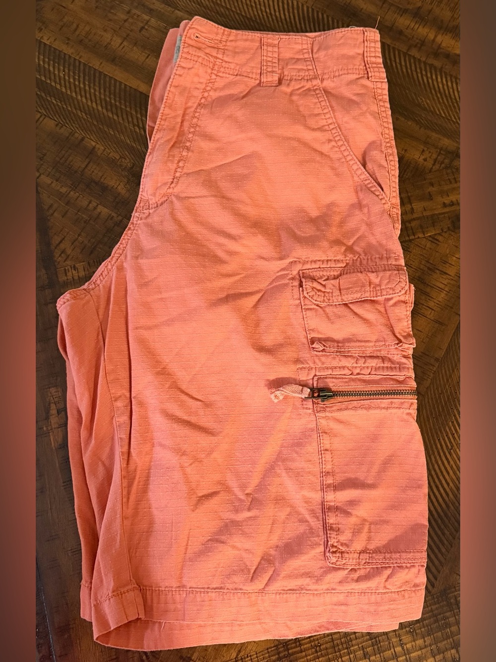 Men's Cargo Shorts - Coral Pink